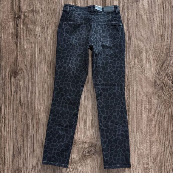 Cambio Jeans Vintage Leopard Print Parla Jeans Size 34D New With Tags - Picture 5 of 15